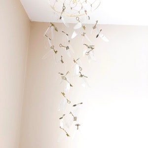 Dream Mobile , Flying Keys, Decor Mobile,Hanging Baby Mobile, Nursery Mobile, Party Decor, office mobile