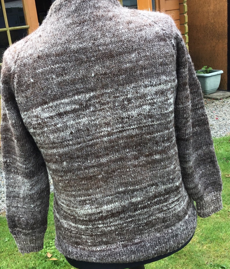 Handspun Jacob wool jacket