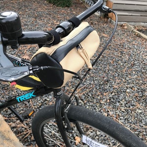 The TallBoy bicycle handlebar/underseat bag made from repurposed materials image 2