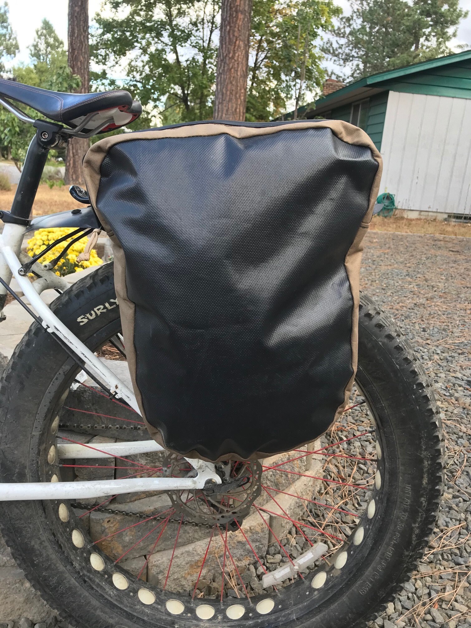 The rack Bucket Panniers for Your Bike's Rear Etsy