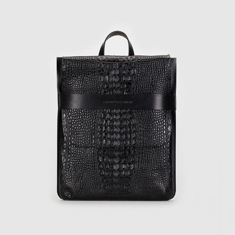 City rectangular backpackbag with detachable straps. Etsy