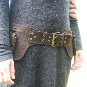 Selena Leather Utility Belt, Sturdy Festival Belt, Good Quality Pocket Belt, Fancy Bum Bag,Hip Bag, Festival Fanny Pack //SALE//