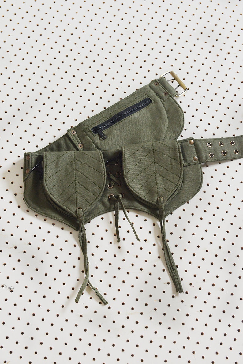 Leaf Fanny Pack Cotton Utility Belt Festival Belt Pocket Etsy Australia