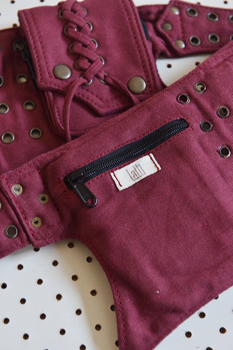 Miri Cotton Utility Belt Festival Belt Pocket Belt Bum Bag Etsy Canada