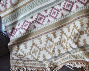 Yak Wool Blanket, Handmade Shawl, Finest Softest Body Blanket, Festival Wrap, Travelling Rug, Sofa Throw, Baby Blanket, Boho Blanket //SALE