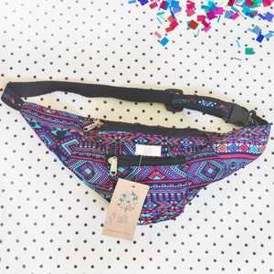 Funky Cotton Utility Belt, Festival Belt, Pocket Belt, Bum Bag, Hip Bag, Festival Fanny Pack//LIMITED STOCK// image 3