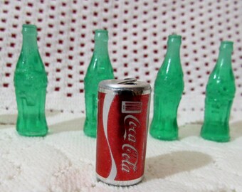 mini plastic coke bottles