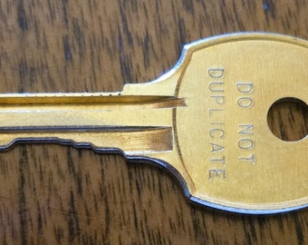 Cedar Chest Key Pre-1987 - Replacement Key Only - see lock list in description
