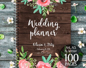bohemian wedding planner diy wedding binder wedding etsy