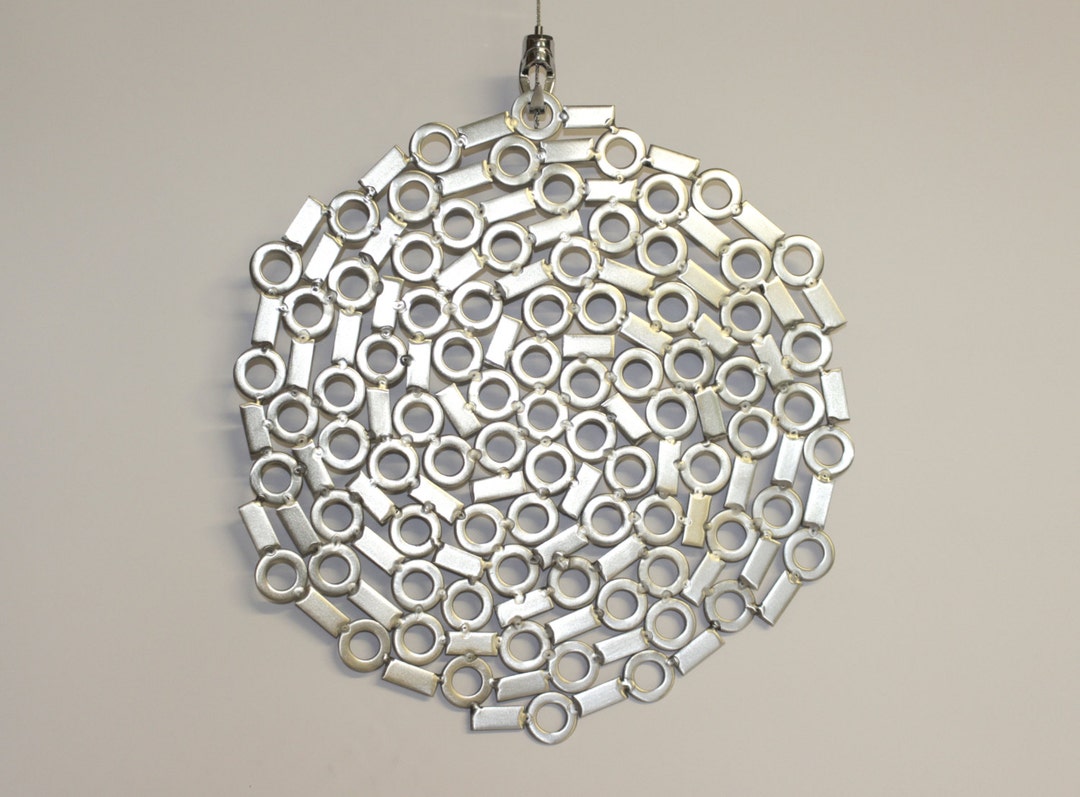 View of Stainless Steel Metal Wall Art 
