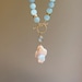 Aquamarine Toggle Necklace main image 1