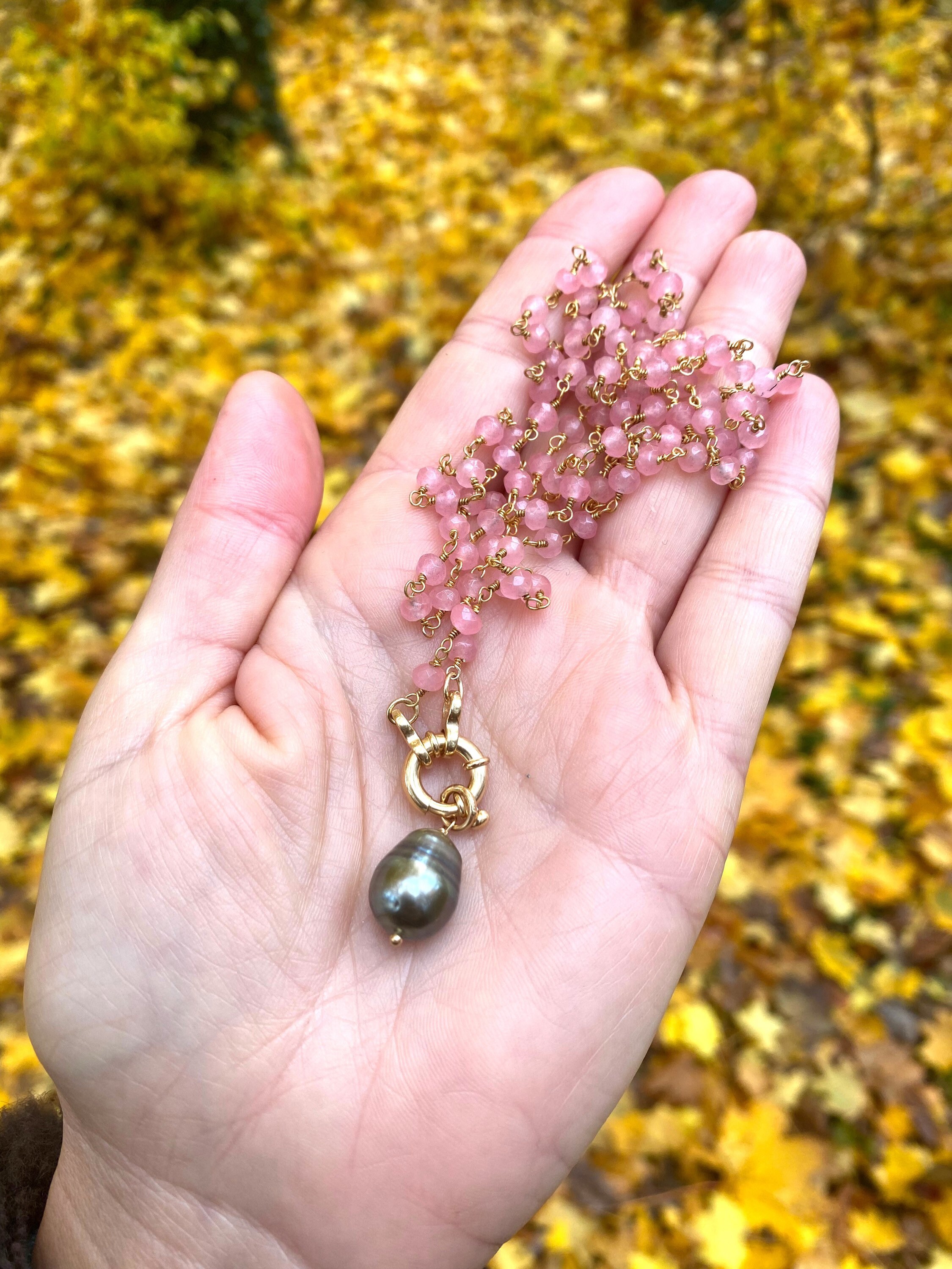 韓国人気 [NIRO] TRIPLE BEADS PEARL NECKLACE #63 TRIPLE BEADS PEARL NECKLACE #63