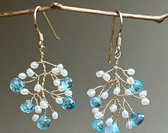 Gemstone earrings 