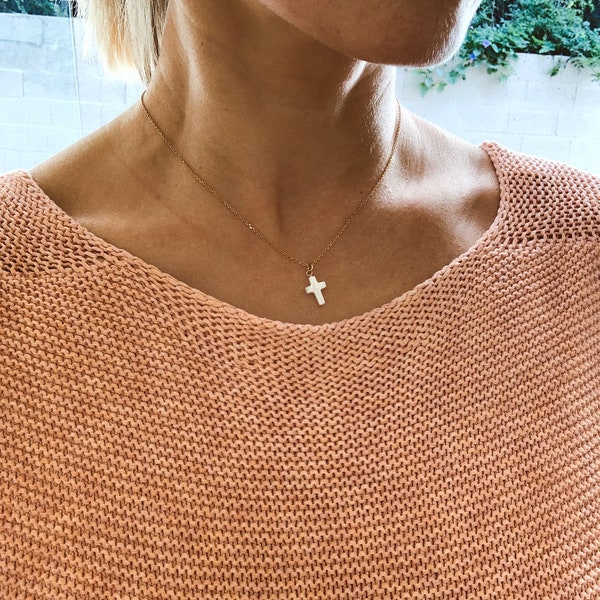 Mother of Pearl Cross Rings – Etsy
