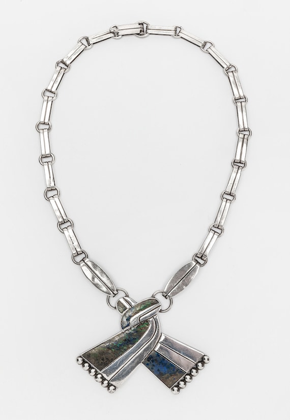Tassel Design Necklace c. 1940 by William Spratli… - image 2