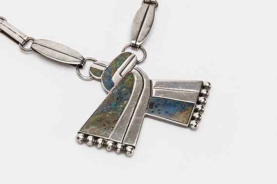 Tassel Design Necklace c. 1940 by William Spratli… - image 1