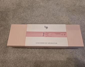 Lange le Duo Titanium Hair Styler Straightener 360 Airflow Pink. Never used