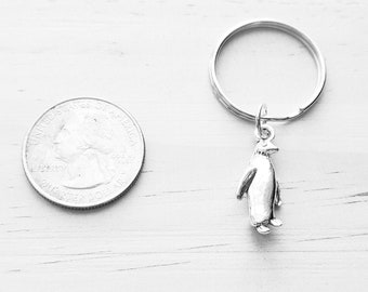 Penguin Keychain - Penguin Gift Idea - Penguin Gift - Penguin Key Chain Accessory - Penguin Keychain