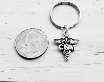 Certified Nurse Midwife gift - CNM gift - CNM keychain - CNM key chain