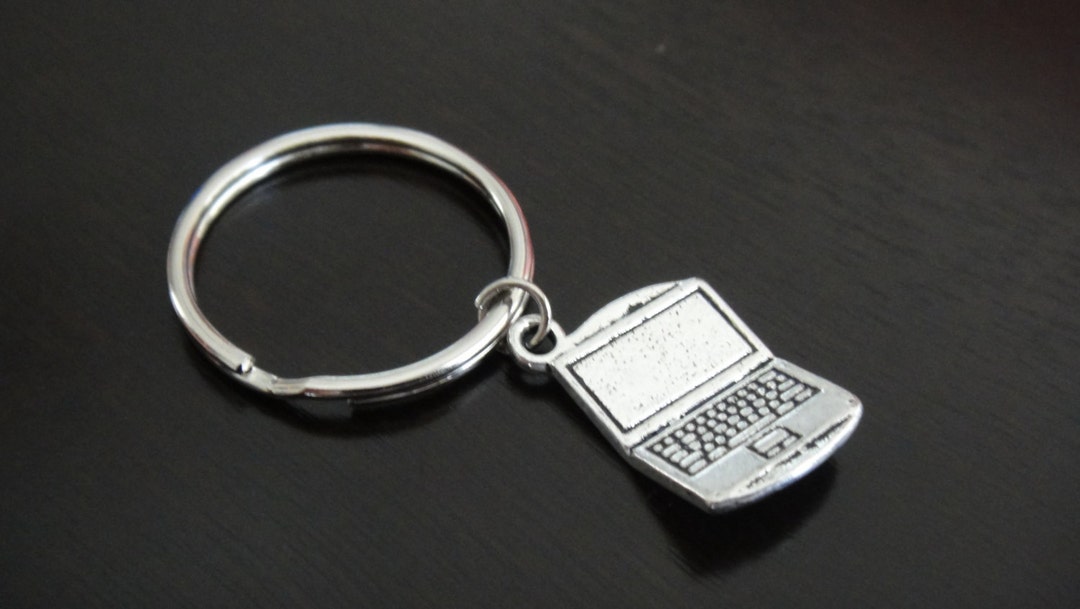 Computer Laptop IT Information Systems College Student Study Key Chain ...