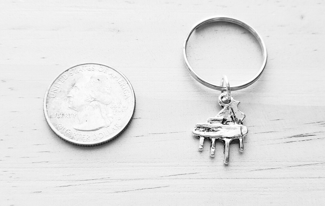 Piano Keychain - Piano Gift Idea - Piano Gift - Piano Key Chain ...