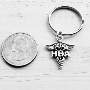HHA keychain - HHA key chain - HHA gift - Home Health Aide Gift - Home Health Aide key chain