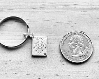 Passport Keychain - Travel Keychain - Travel Gift - Pilot Gift