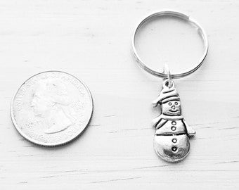 Snowman Keychain - Funny Rubber Pendant Key Ring For Kids, Christmas Gift - View #8