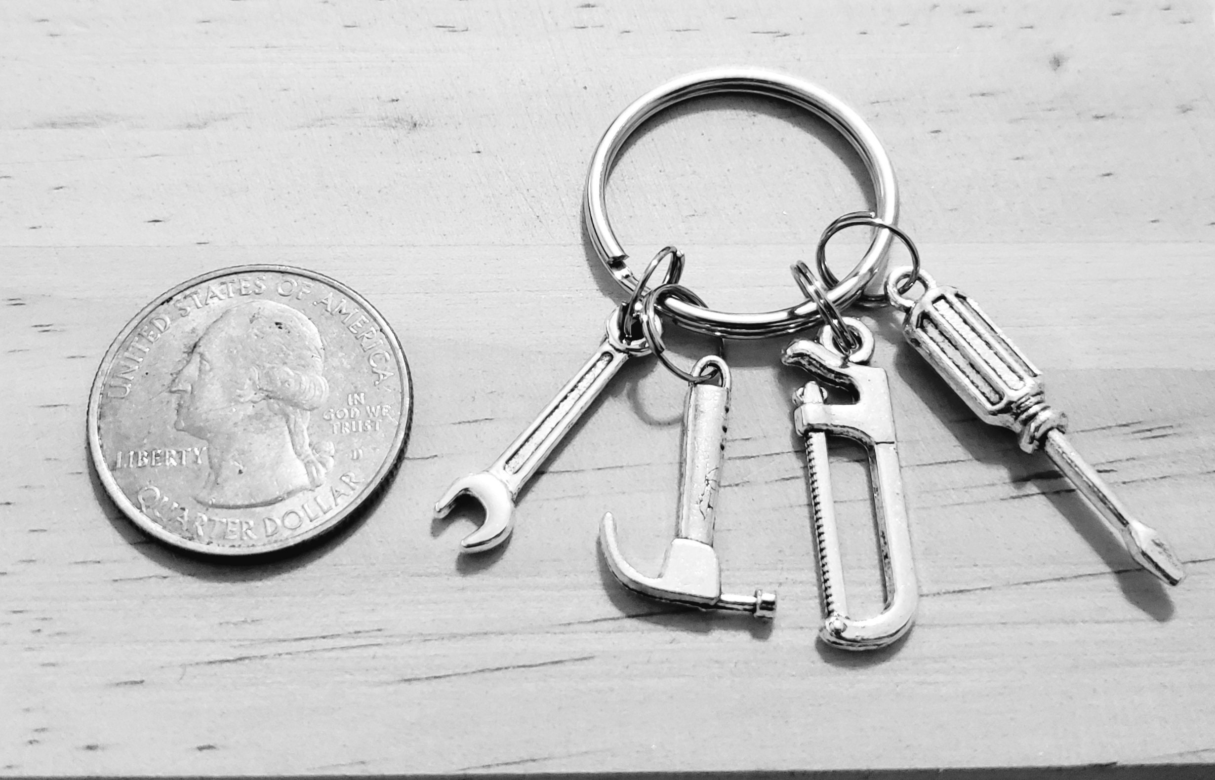 Porteclés bricoleur Cadeau bricoleur Porteclés de Etsy France