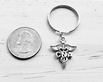 CNA keychain - CNA key chain - CNA gift - Certified Nurse Assistant key chain