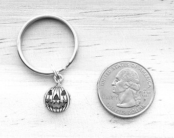 Jack-o-lantern Pumpkin Keychain - Jack-o-lantern Keychain - Pumpkin Keychain