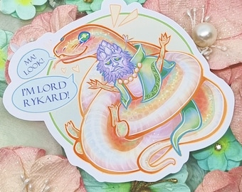 Volcano Manor's Snake girl sticker