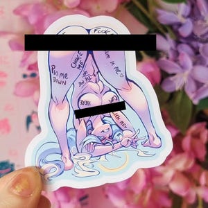 Bite Me [nsfw] Aufkleber (OC Honeko)