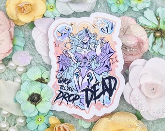 Shop Till You Drop Dead Sticker (OC Honeko)