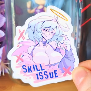Sticker meme insinuation problème de compétence (OC Honeko) MAT