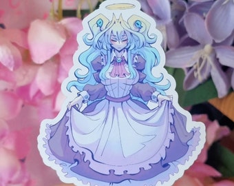 Maid outfit Honeko Anime Style Sticker (OC)
