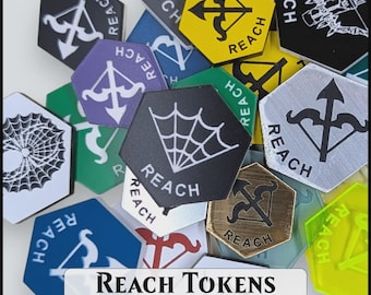 Reach Token(s) - | Laser Engraved | Magic the Gathering (MtG)