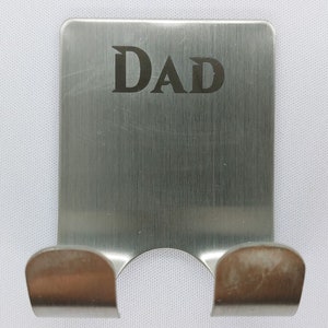Personalized Razor Holder -- Stainless Steel