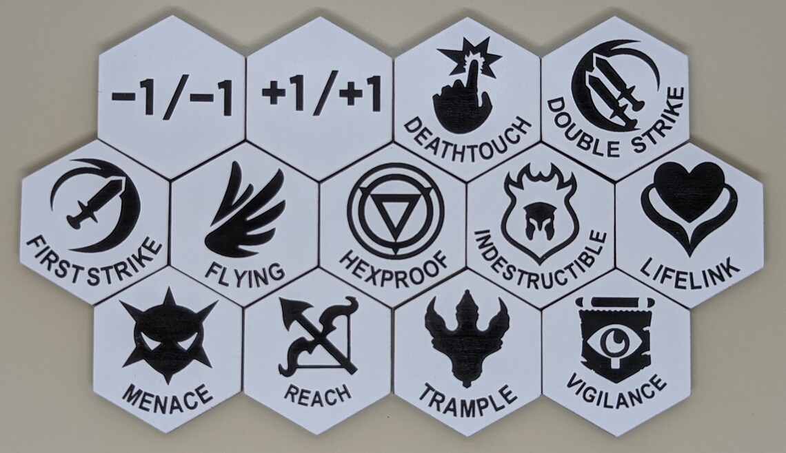 Magic the Gathering mtg Counters 13 Peices Plastic - Etsy