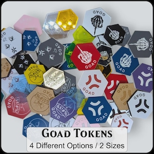 Goad Token(s) - | Plastic | Laser Engraved | Magic the Gathering (MtG)