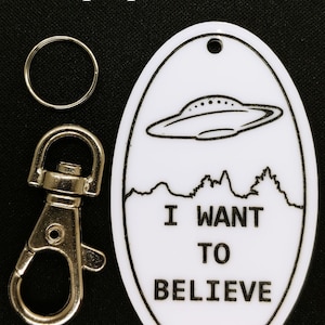 I want to Believe Keychain - X-Files