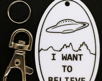 I want to Believe Keychain - X-Files