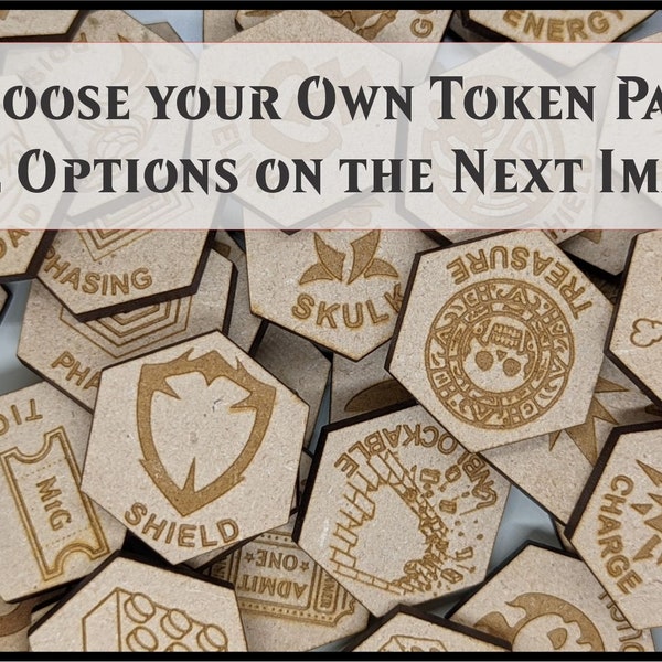 Choose your own Token Pack - | MDF | Laser Engraved | Magic the Gathering (MtG)