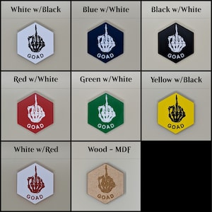 Goad (v4) Token(s) - | Plastic | Laser Engraved | Magic the Gathering (MtG)