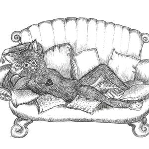 Impression d'art Dessine-moi comme l'un de vos French Furbs