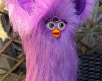 Soft spineless tube boi in luxurious lilac fur