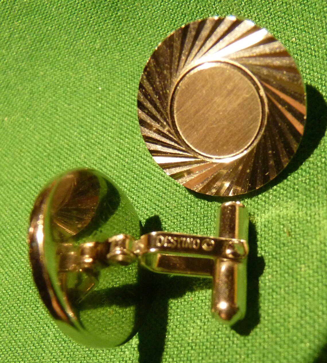 DESTINO CUFFLINKS Signed Excellent Vintage Condition Etsy