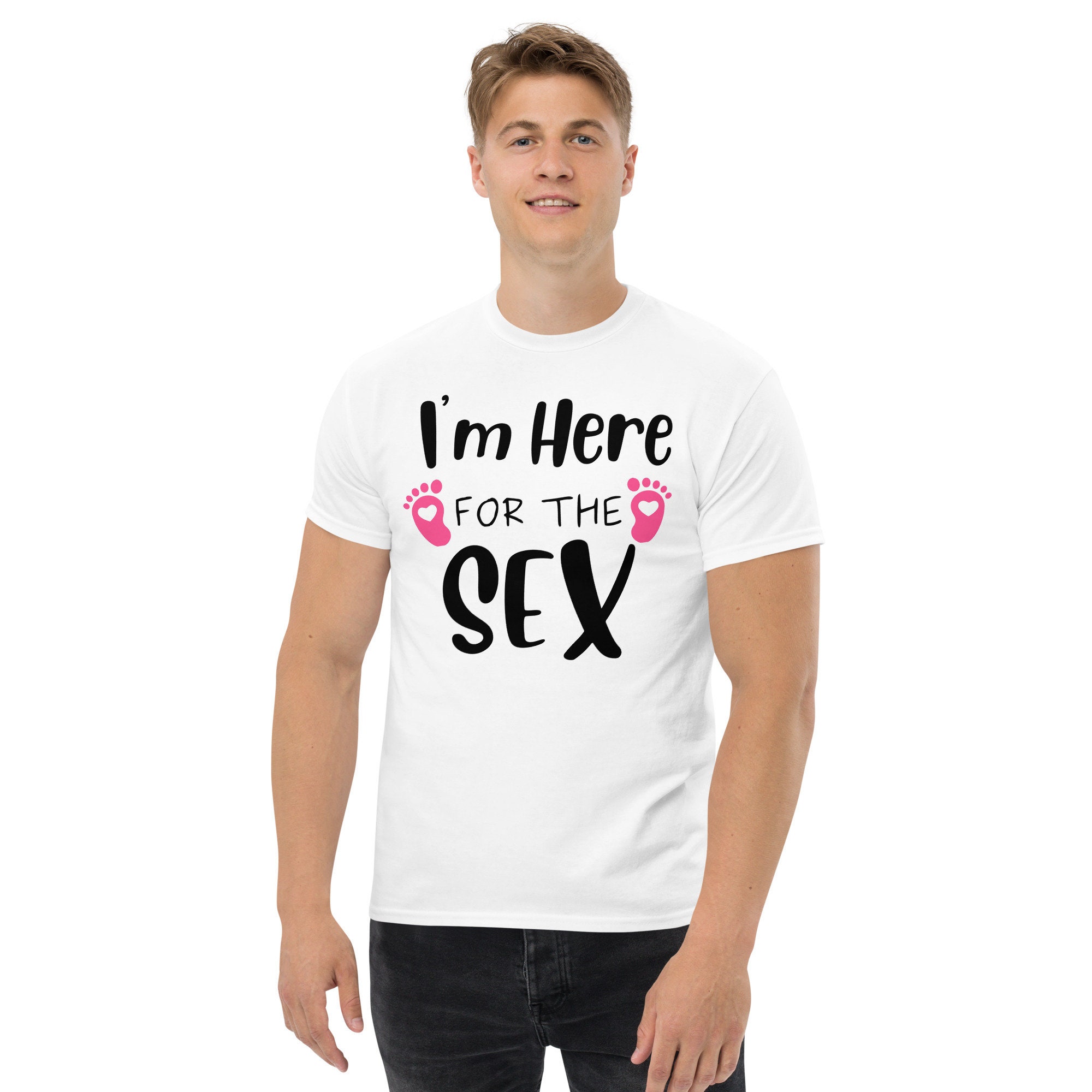 Funny gender reveal T-shirt for exciting news