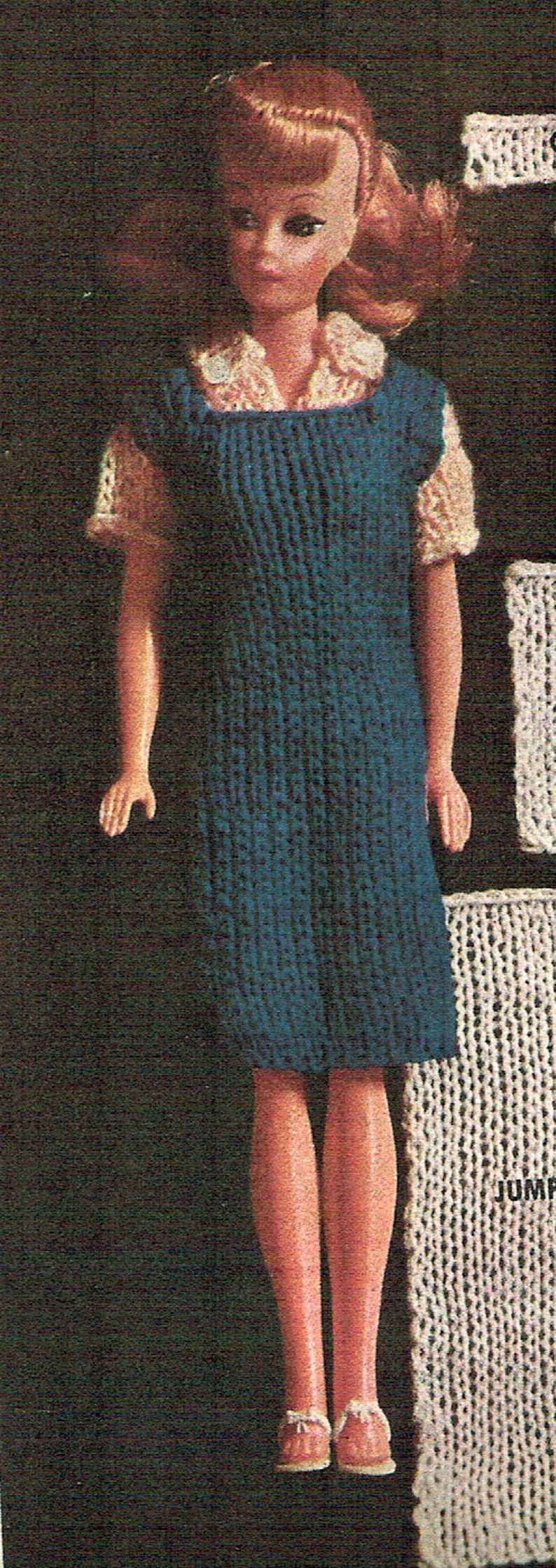 Retro Doll Clothes 11 1/2 Fashion Doll Clothing 4 Outfits Easy to Make