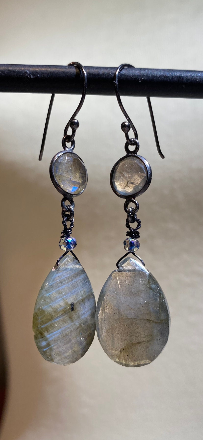 Labradorite Teardrop Earring